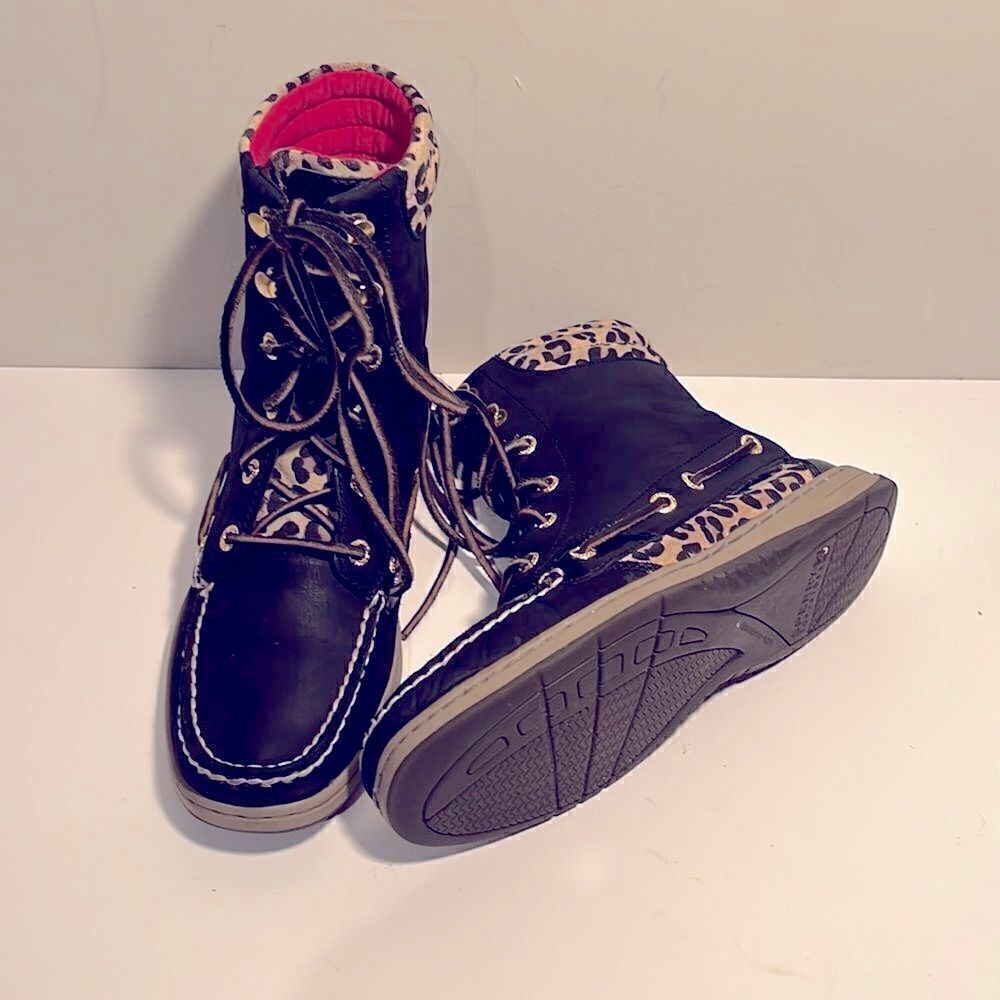 Vintage leather Sperry boots